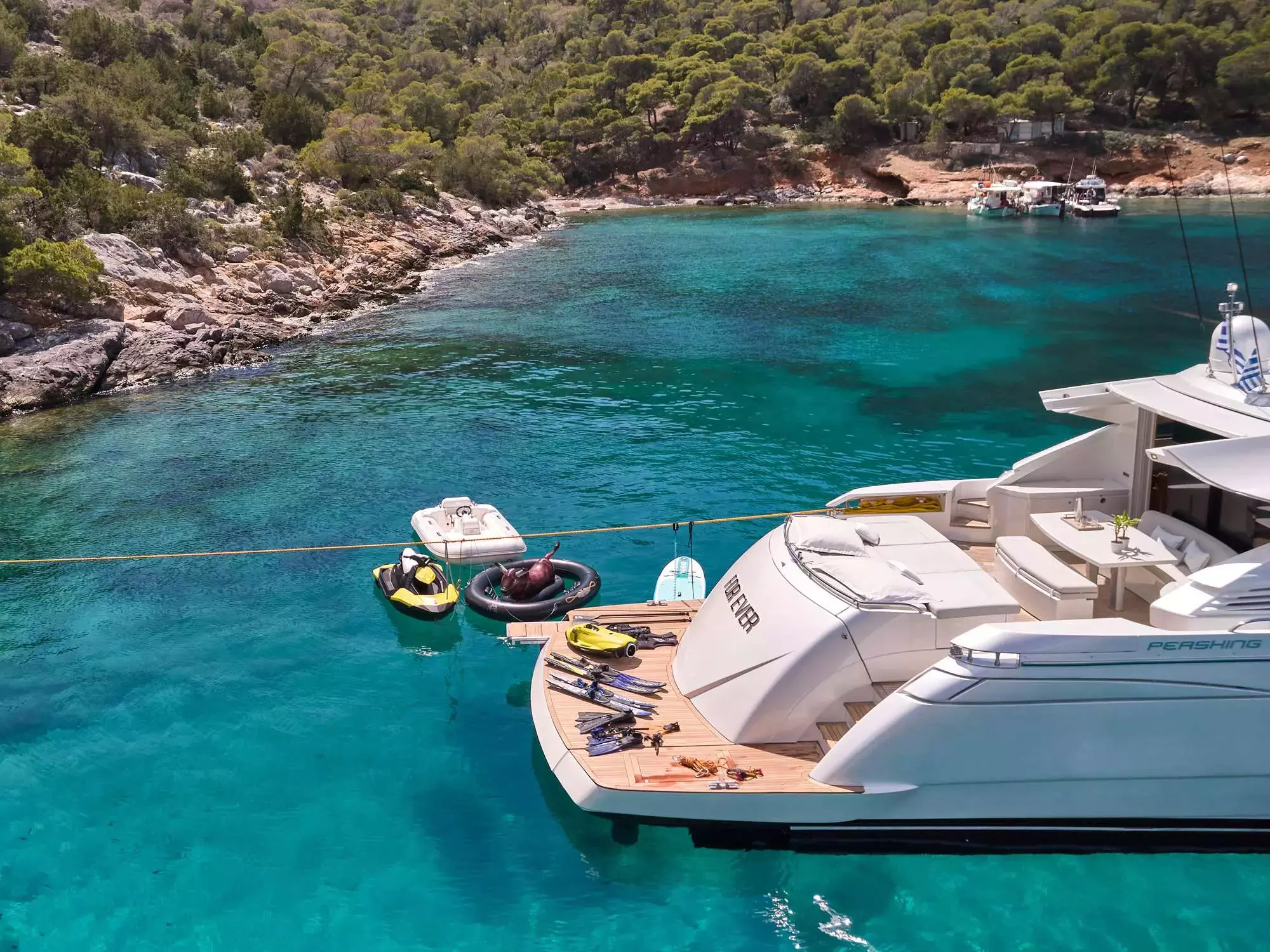 For Ever by Pershing - Special Offer for a private Motor Yacht Charter in Athens with a crew