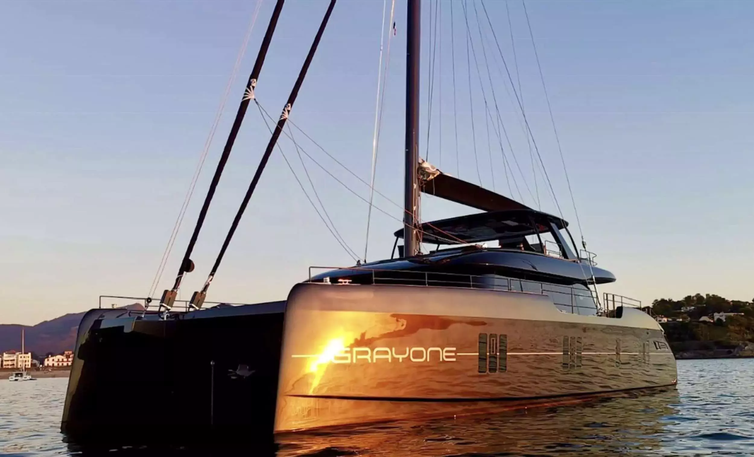 Grayone by Sunreef Yachts - Special Offer for a private Sailing Catamaran Rental in Santorini with a crew
