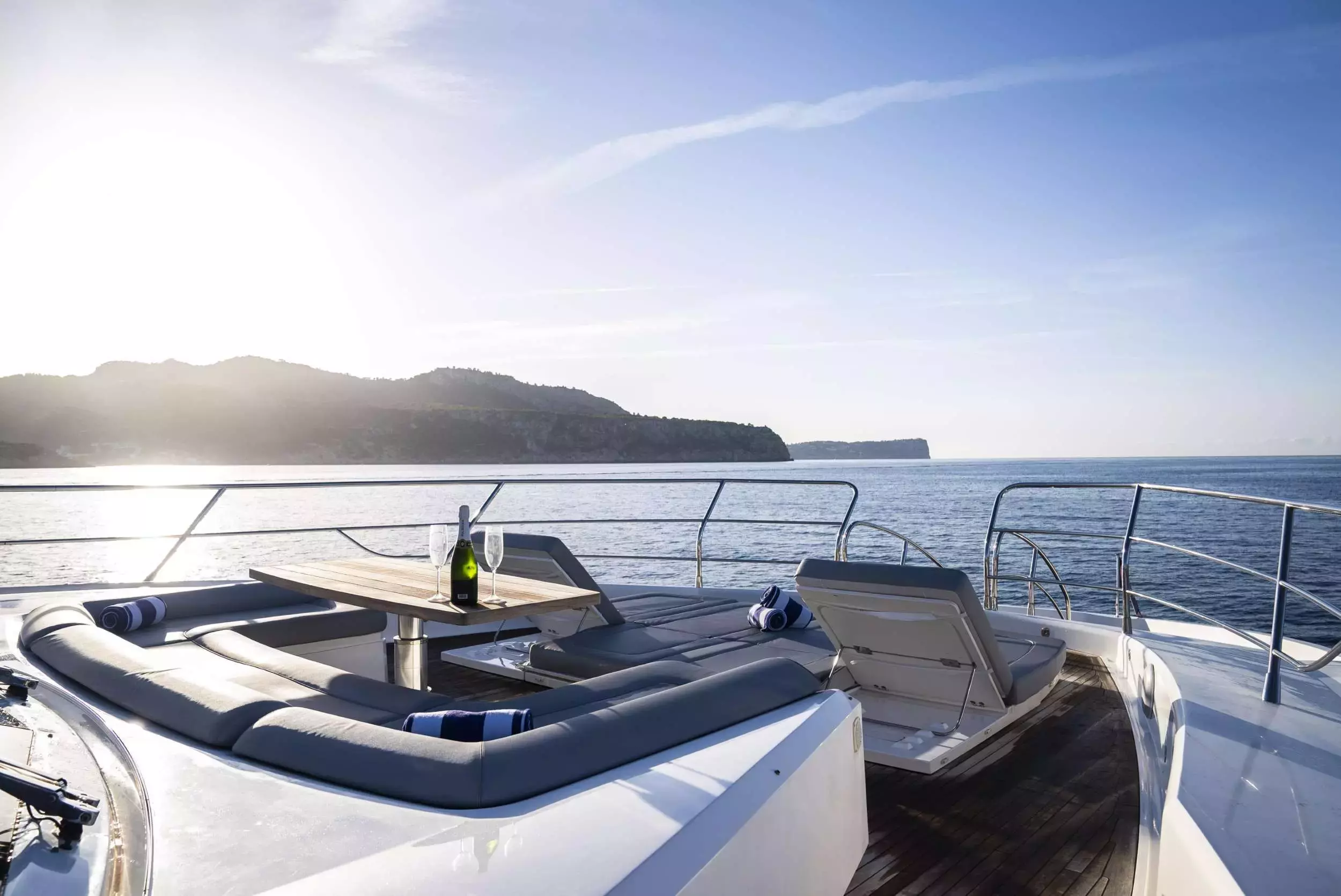 Makani II by Sunseeker - Special Offer for a private Motor Yacht Charter in Santorini with a crew