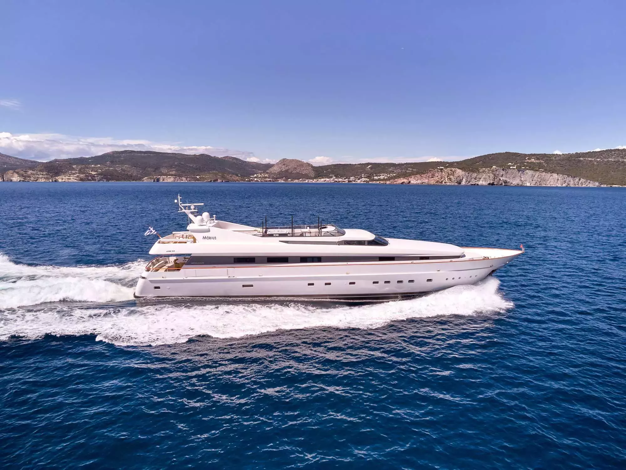 Mobius by Cantieri di Pisa - Special Offer for a private Motor Yacht Charter in Corfu with a crew
