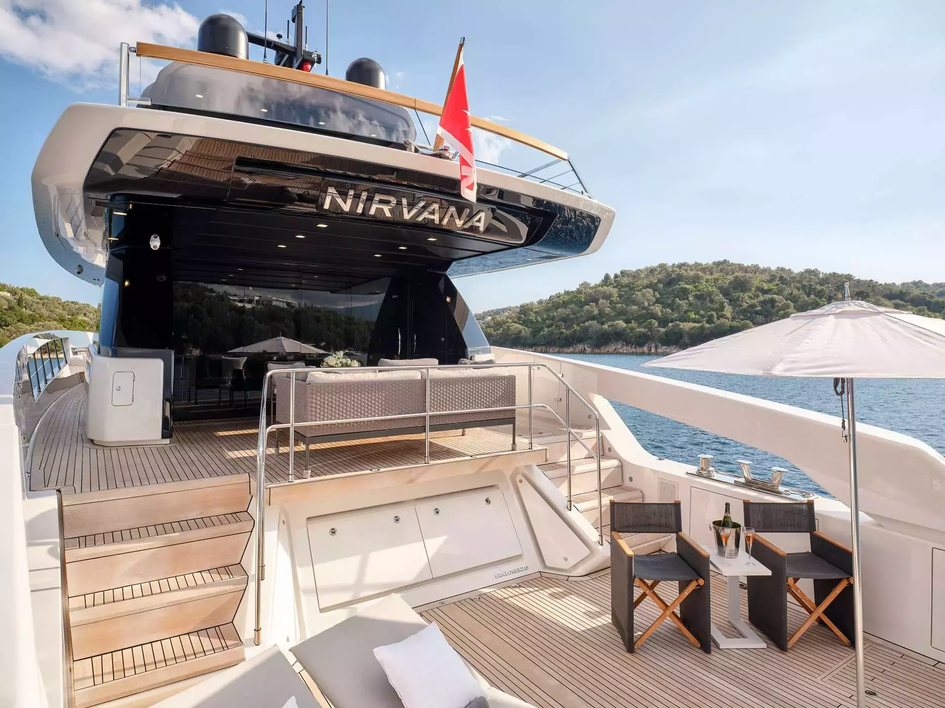 Nirvana by Sanlorenzo - Special Offer for a private Motor Yacht Charter in Salamis with a crew