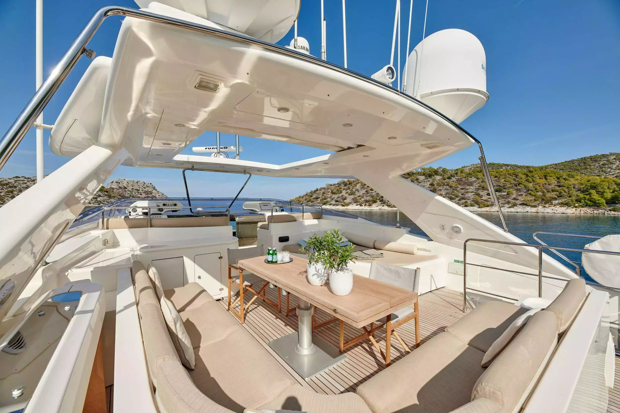 Pareakki by Ferretti - Special Offer for a private Motor Yacht Charter in Sifnos with a crew