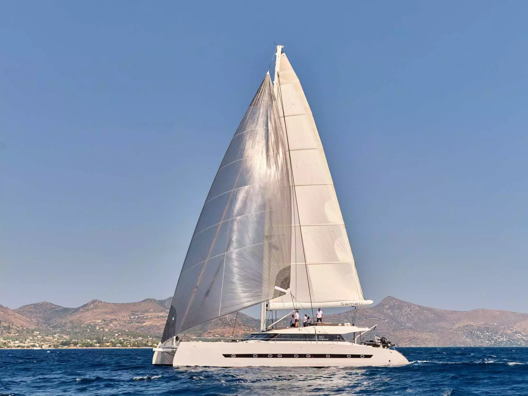 Sameli by Two Oceans - Top rates for a Charter of a private Sailing Catamaran in Greece