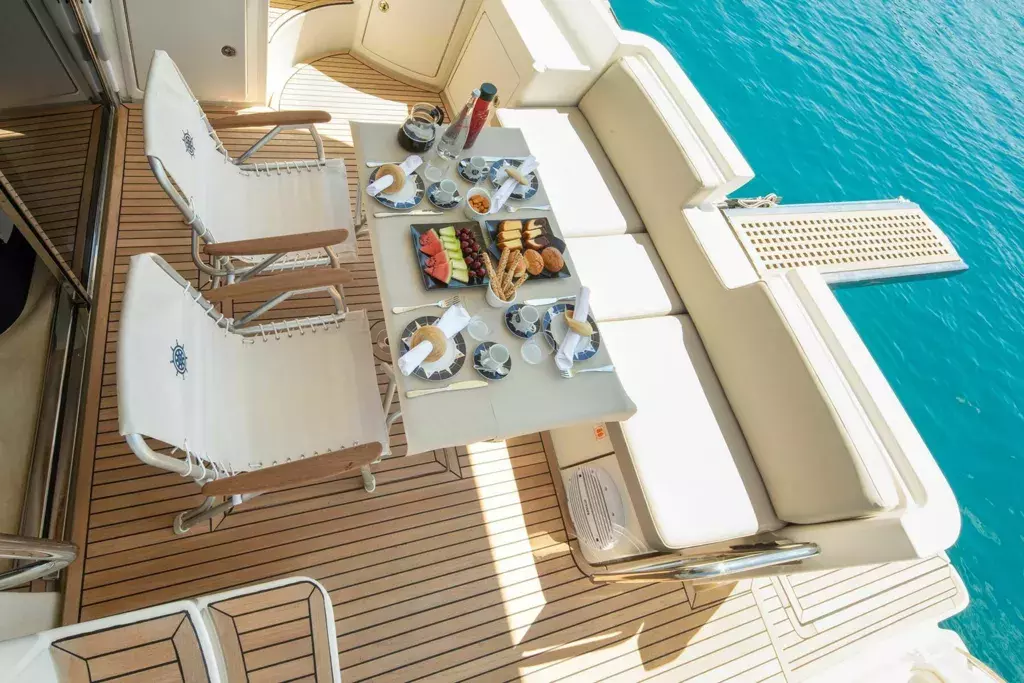 Shine IV by Azimut - Special Offer for a private Motor Yacht Charter in Santorini with a crew