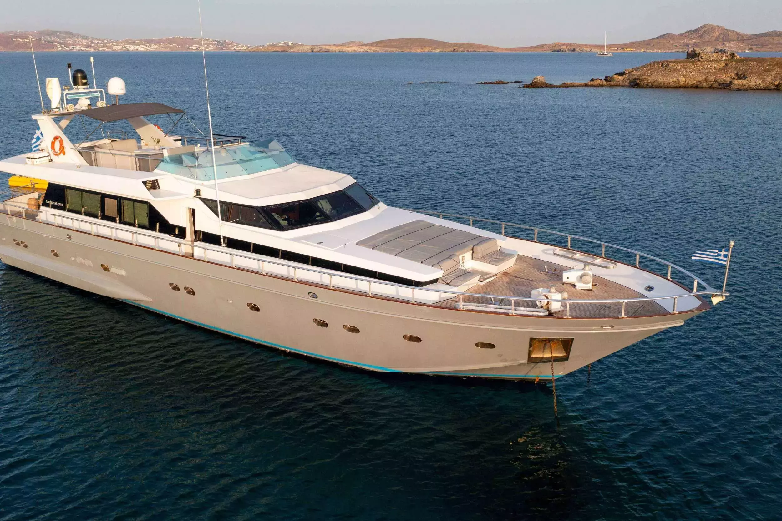 Shiva by Cantieri di Pisa - Special Offer for a private Motor Yacht Charter in Paros with a crew