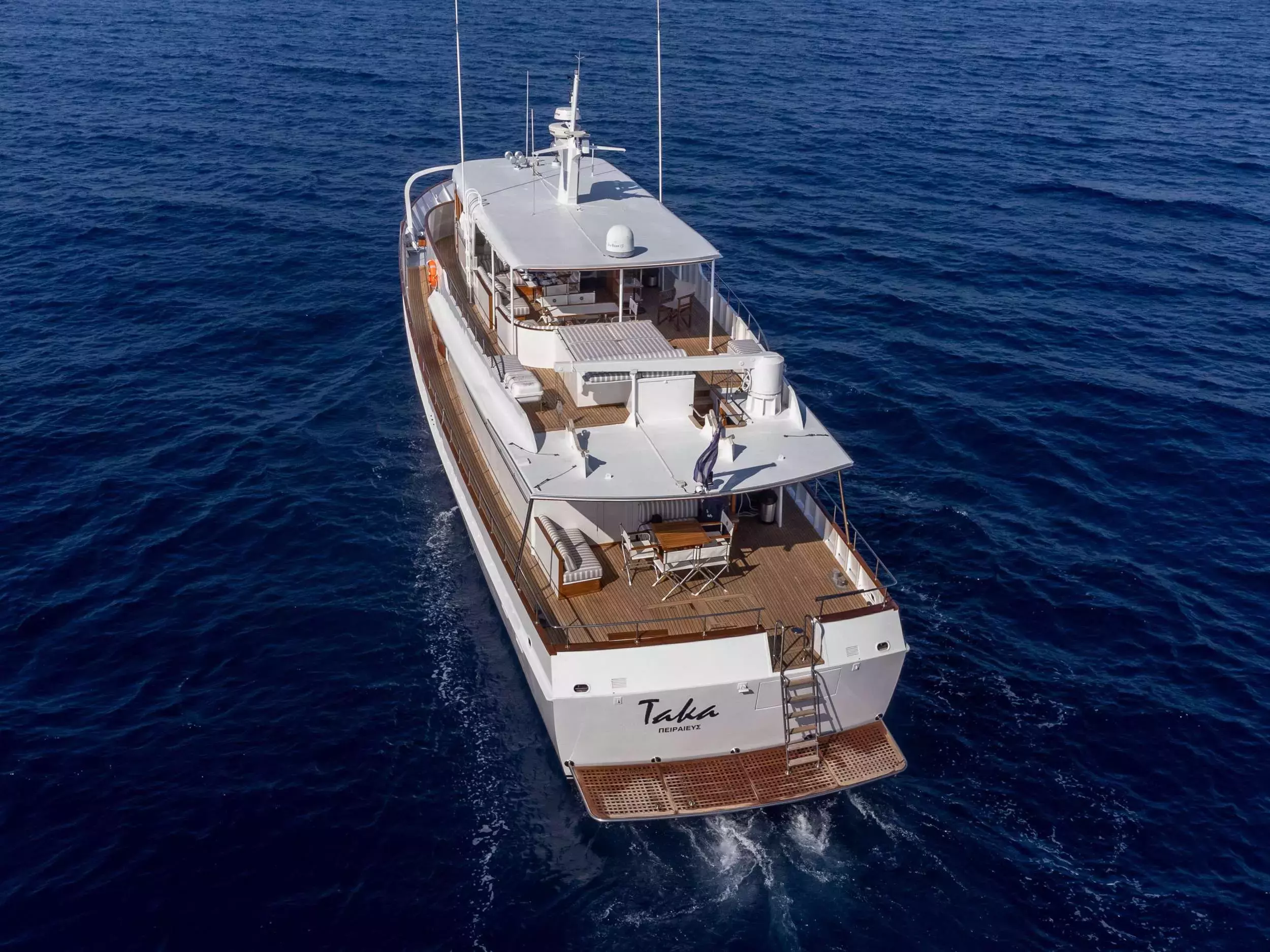 Taka by Stephens - Special Offer for a private Motor Yacht Charter in Mykonos with a crew
