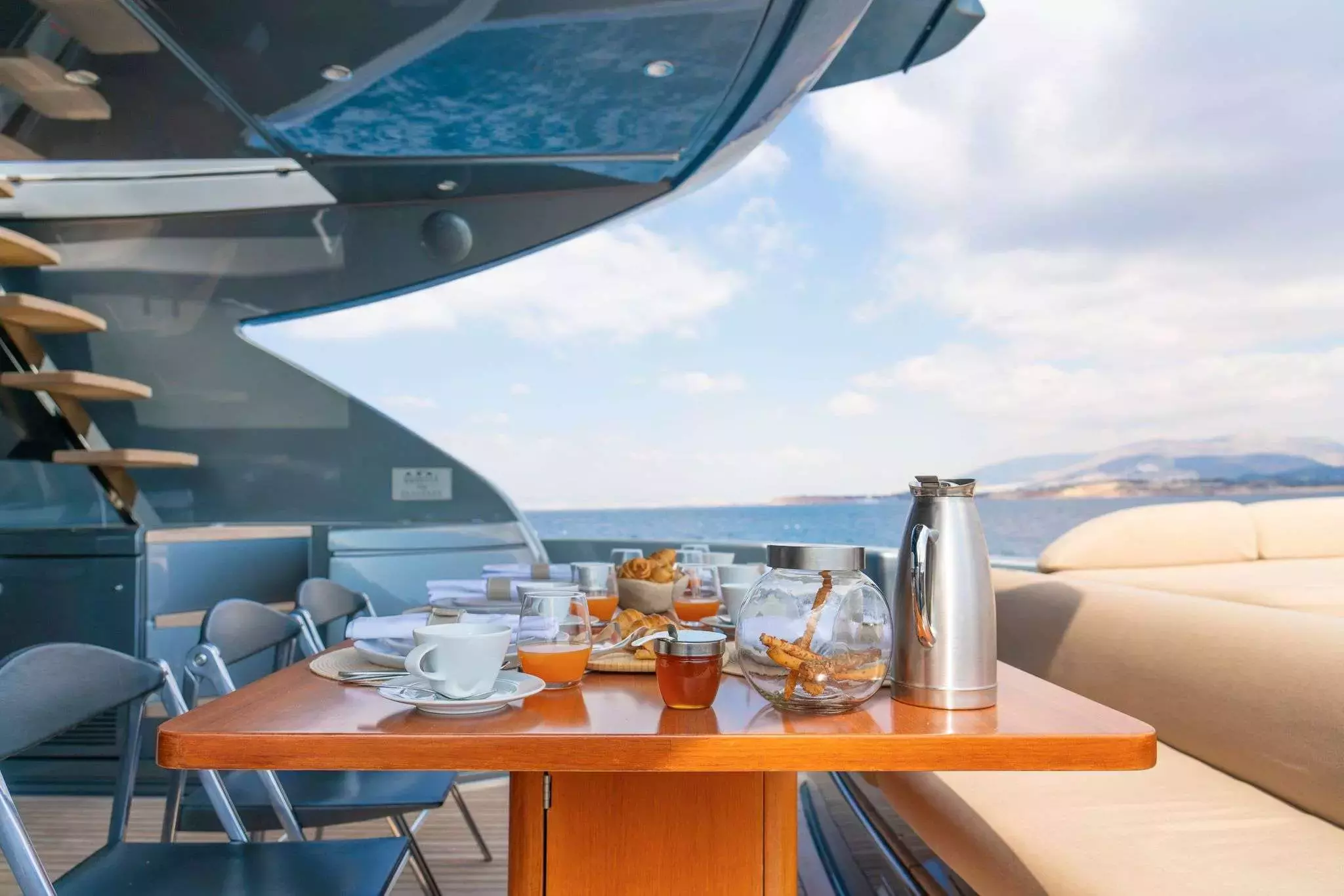 Whatever by Riva - Special Offer for a private Motor Yacht Charter in Santorini with a crew