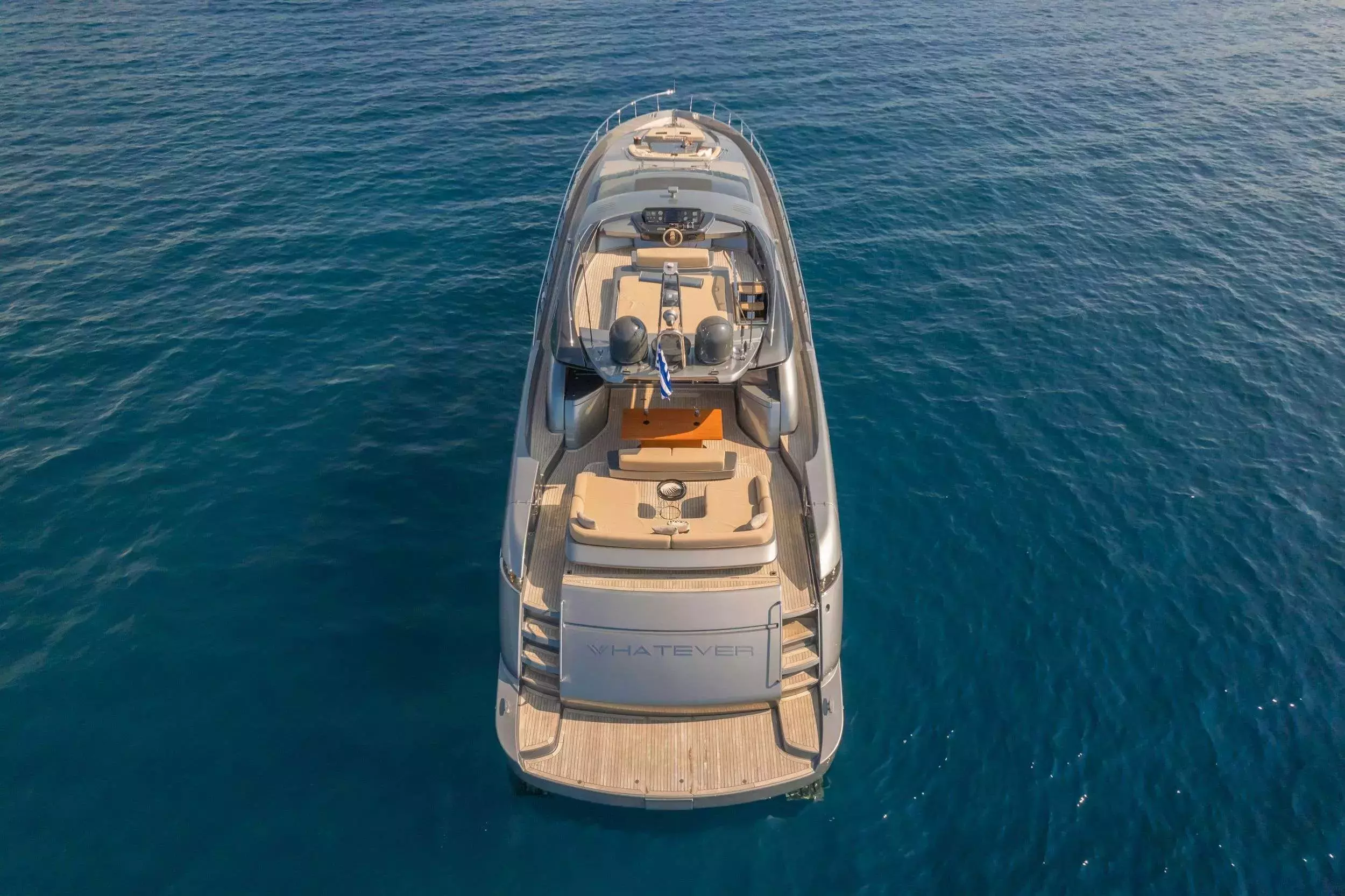 Whatever by Riva - Special Offer for a private Motor Yacht Charter in Paros with a crew