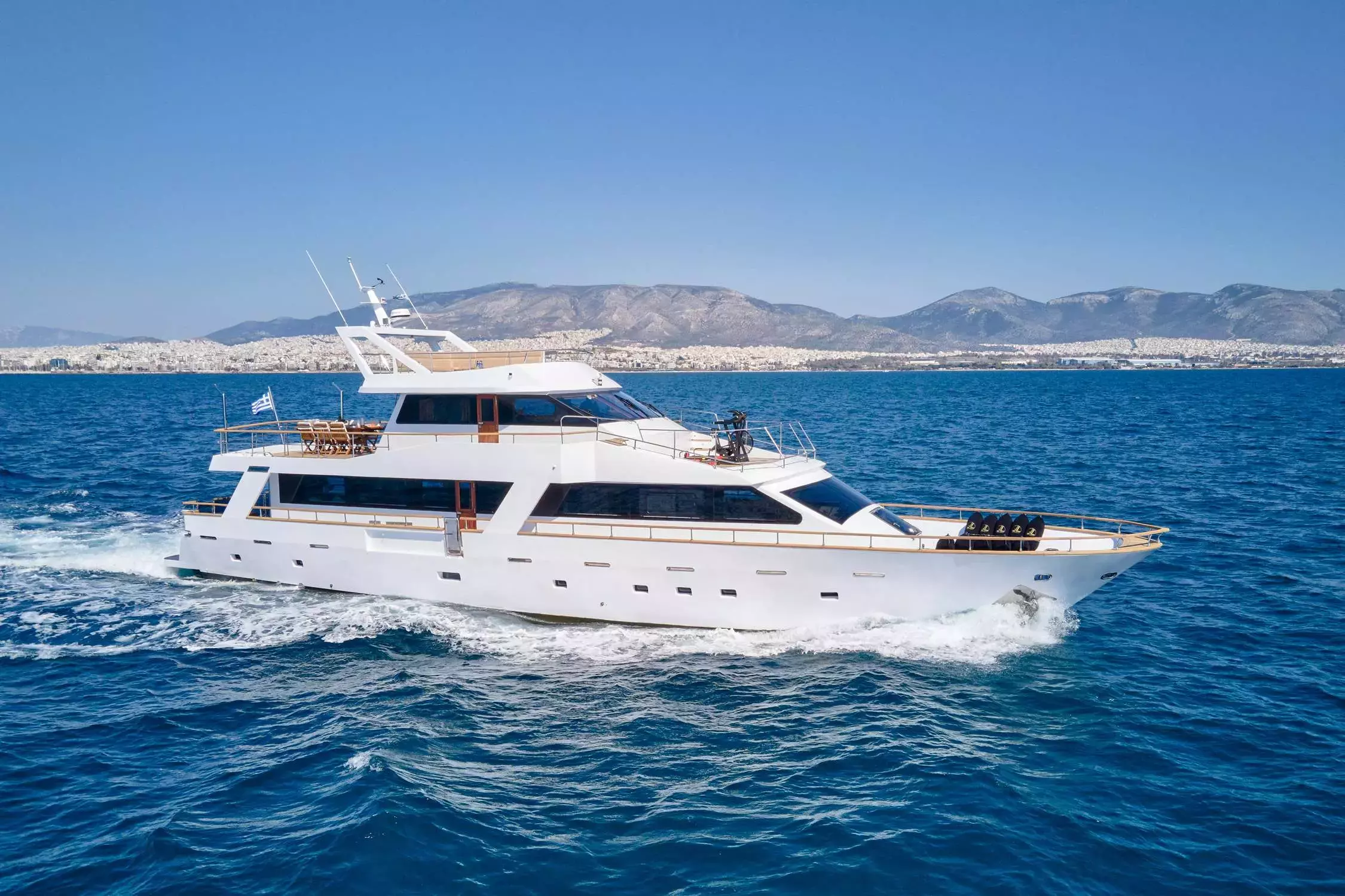 Wide Liberty by Torgem - Special Offer for a private Motor Yacht Charter in Paros with a crew
