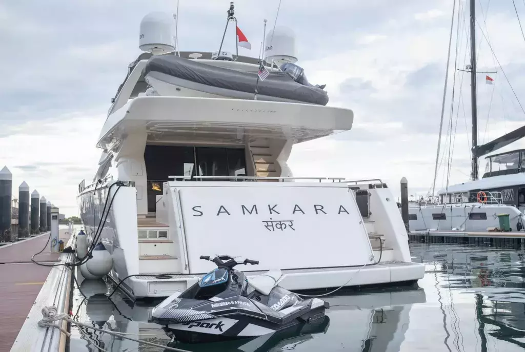 Samkara by Ferretti - Special Offer for a private Motor Yacht Charter in Bali with a crew