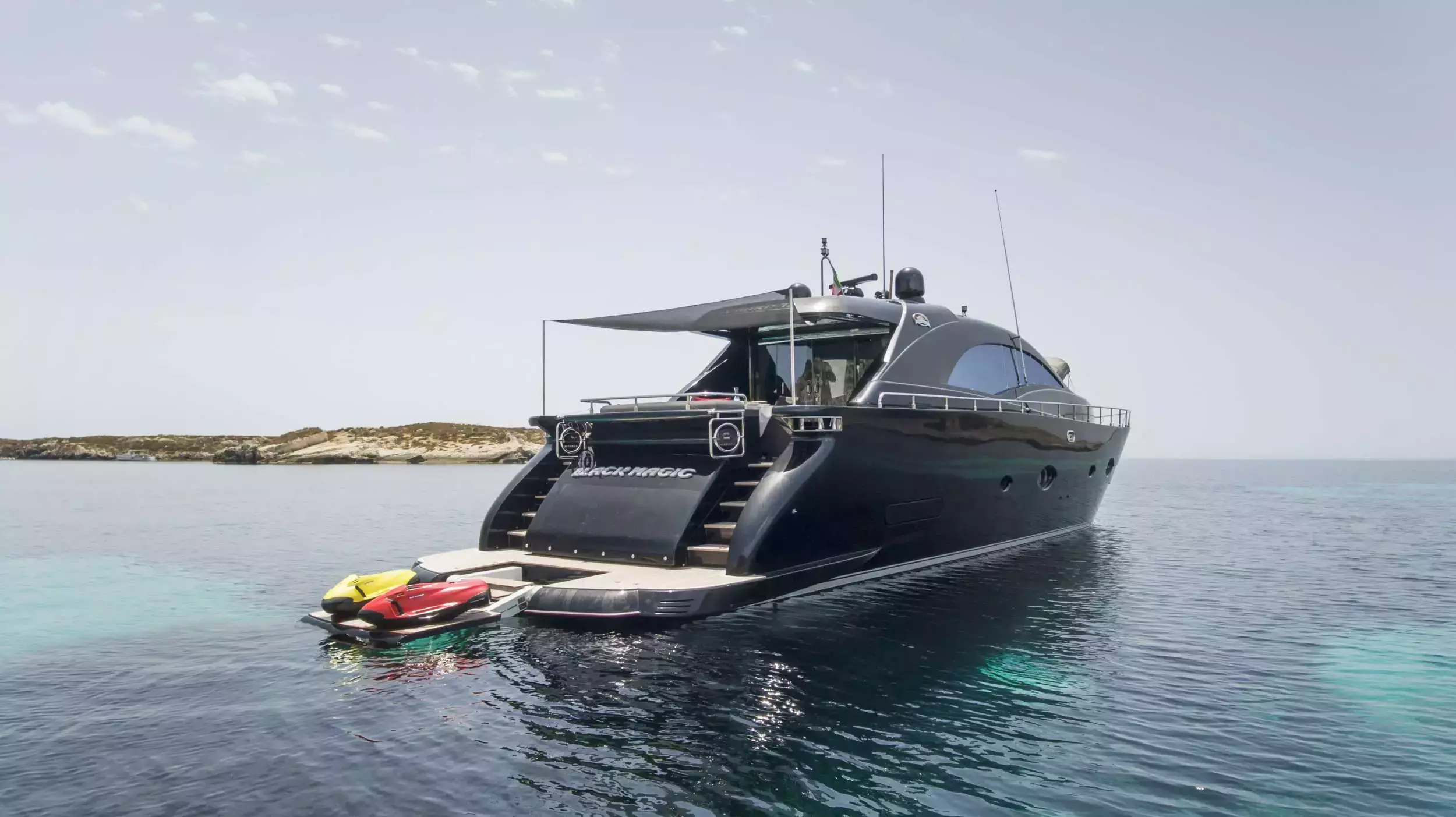 Black Magic by Custom Made - Special Offer for a private Motor Yacht Charter in Genoa with a crew