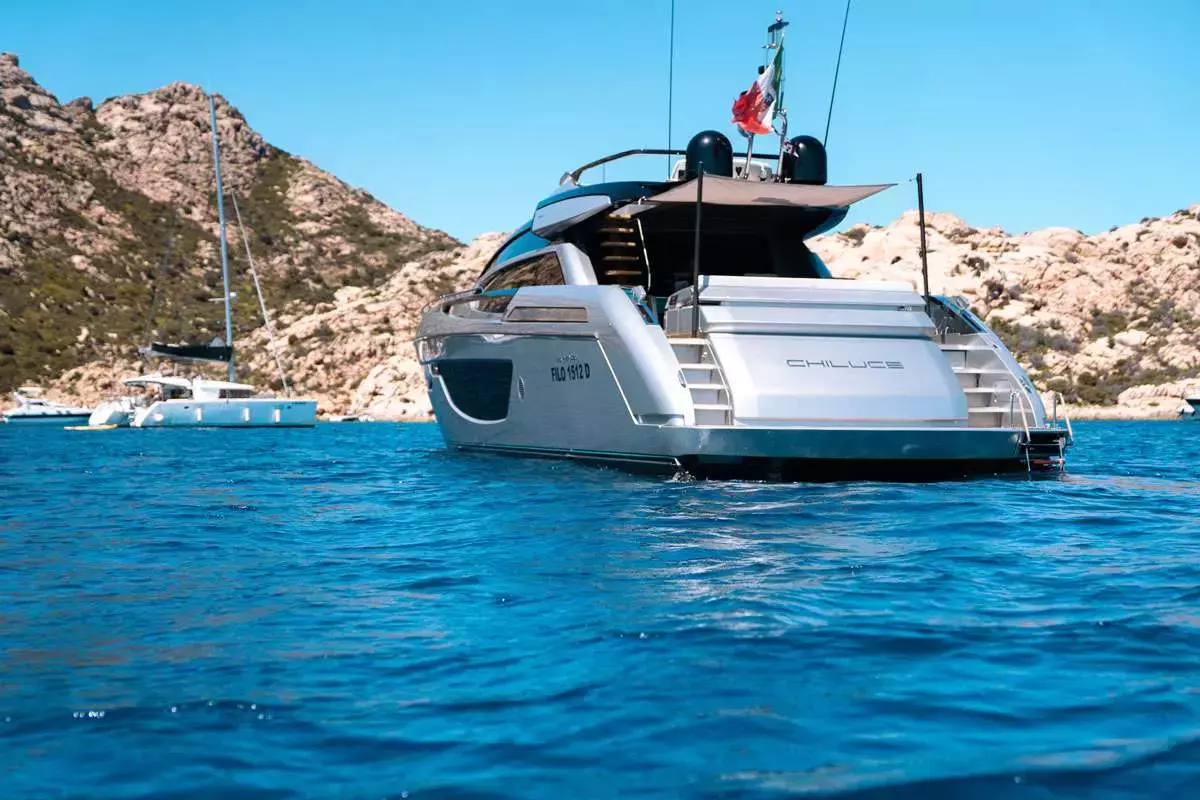 Chiluce by Riva - Special Offer for a private Motor Yacht Charter in Sardinia with a crew