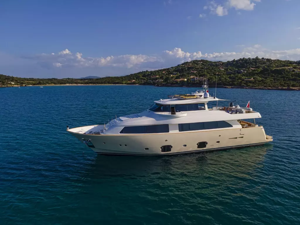 Eolia by Ferretti - Special Offer for a private Motor Yacht Charter in Sardinia with a crew