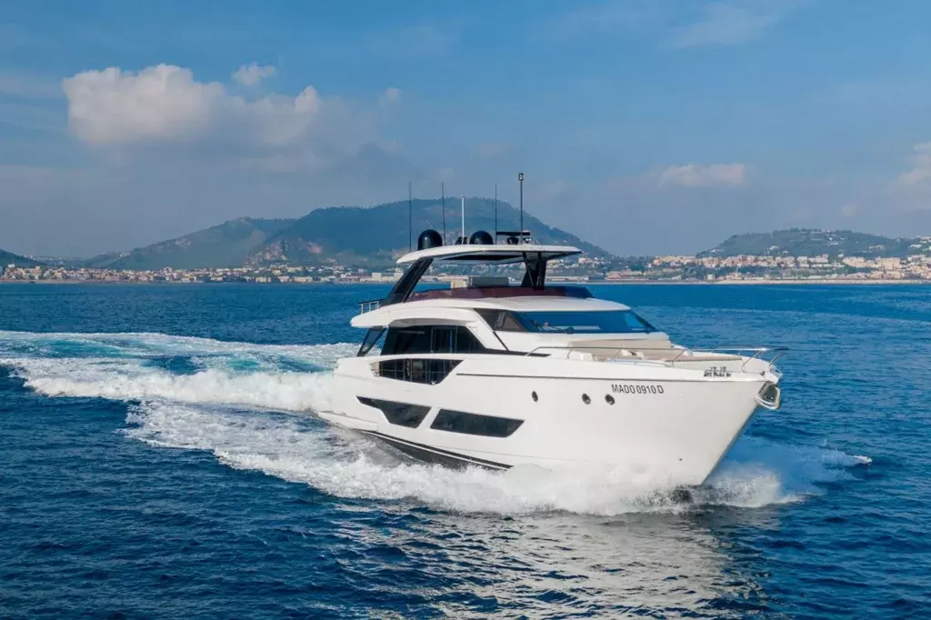 Vittoria by Ferretti - Special Offer for a private Motor Yacht Charter in Sardinia with a crew