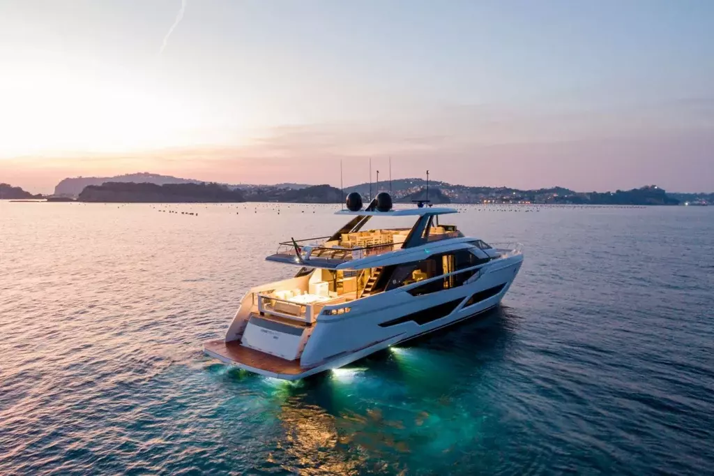 Vittoria by Ferretti - Special Offer for a private Motor Yacht Charter in La Spezia with a crew