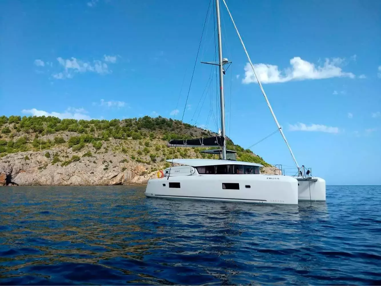 Azurite by Lagoon - Special Offer for a private Sailing Catamaran Charter in Ibiza with a crew