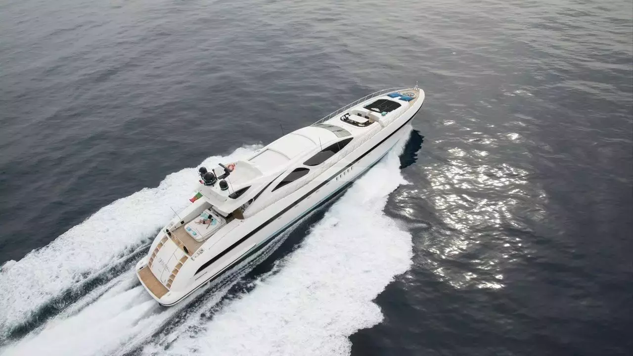 Shane by Mangusta - Special Offer for a private Superyacht Rental in Ibiza with a crew