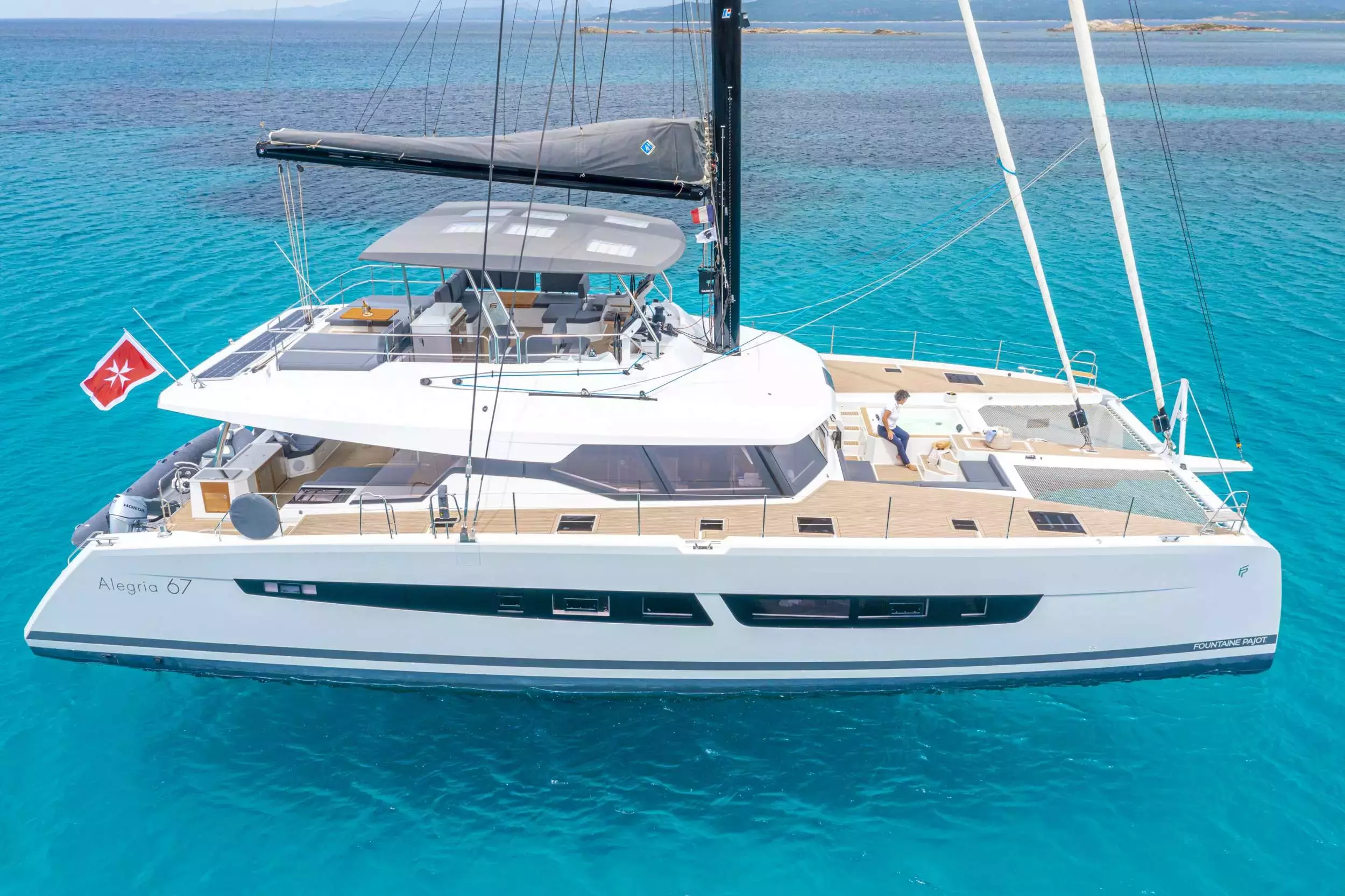Semper Fidelis by Fountaine Pajot - Special Offer for a private Sailing Catamaran Rental in Corsica with a crew