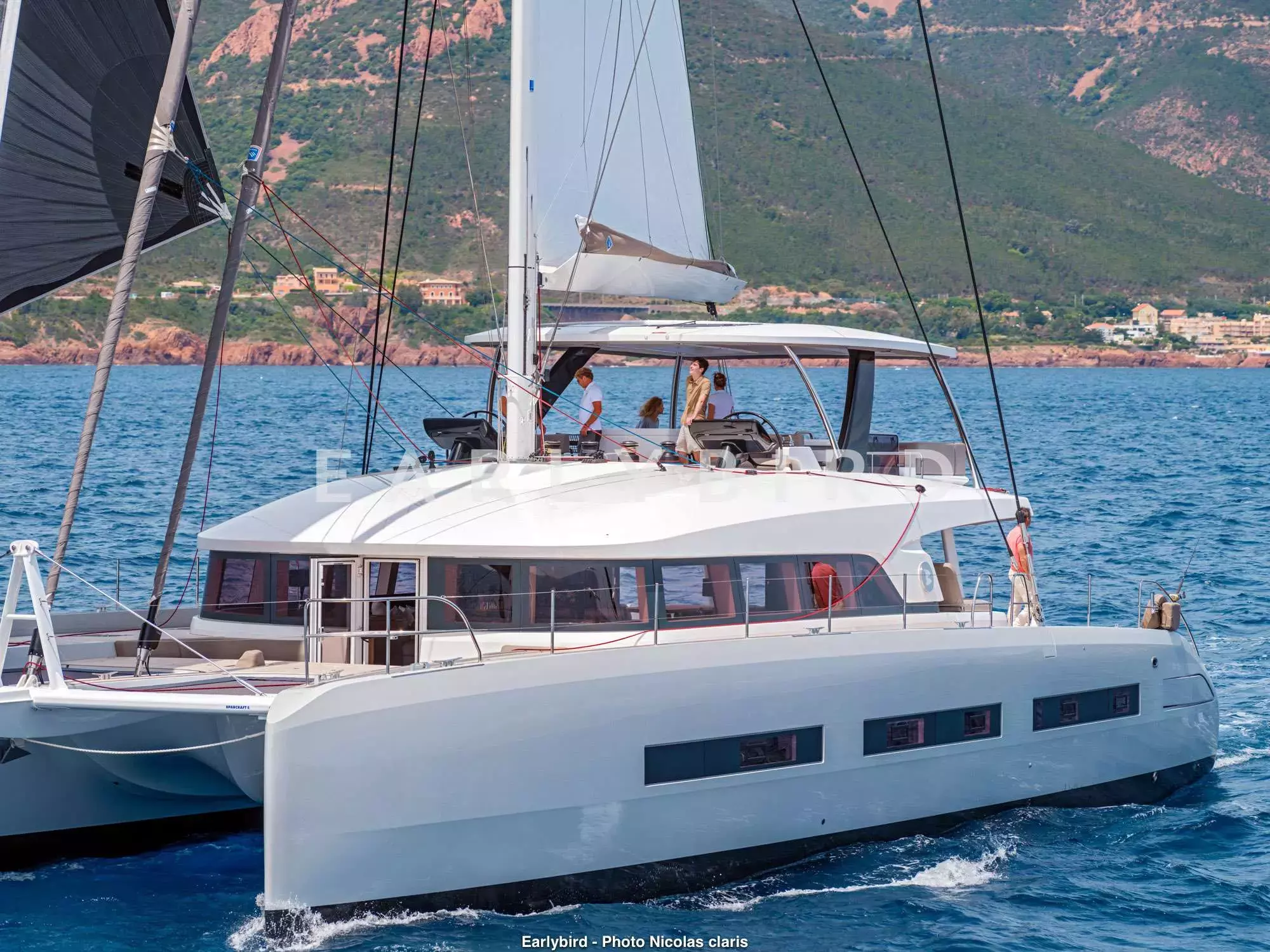 Earlybird by Lagoon - Special Offer for a private Luxury Catamaran Charter in Cannes with a crew