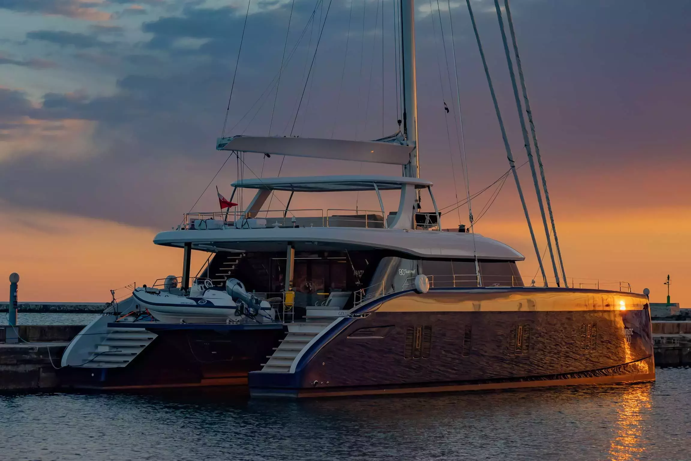 Fantastic Too by Sunreef Yachts - Special Offer for a private Luxury Catamaran Charter in Simpson Bay with a crew