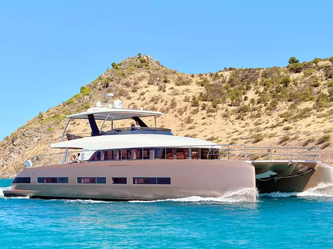 Frenchwest by Lagoon - Special Offer for a private Power Catamaran Rental in Gustavia with a crew