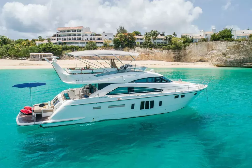 Phantom by Fairline - Special Offer for a private Motor Yacht Charter in Simpson Bay with a crew