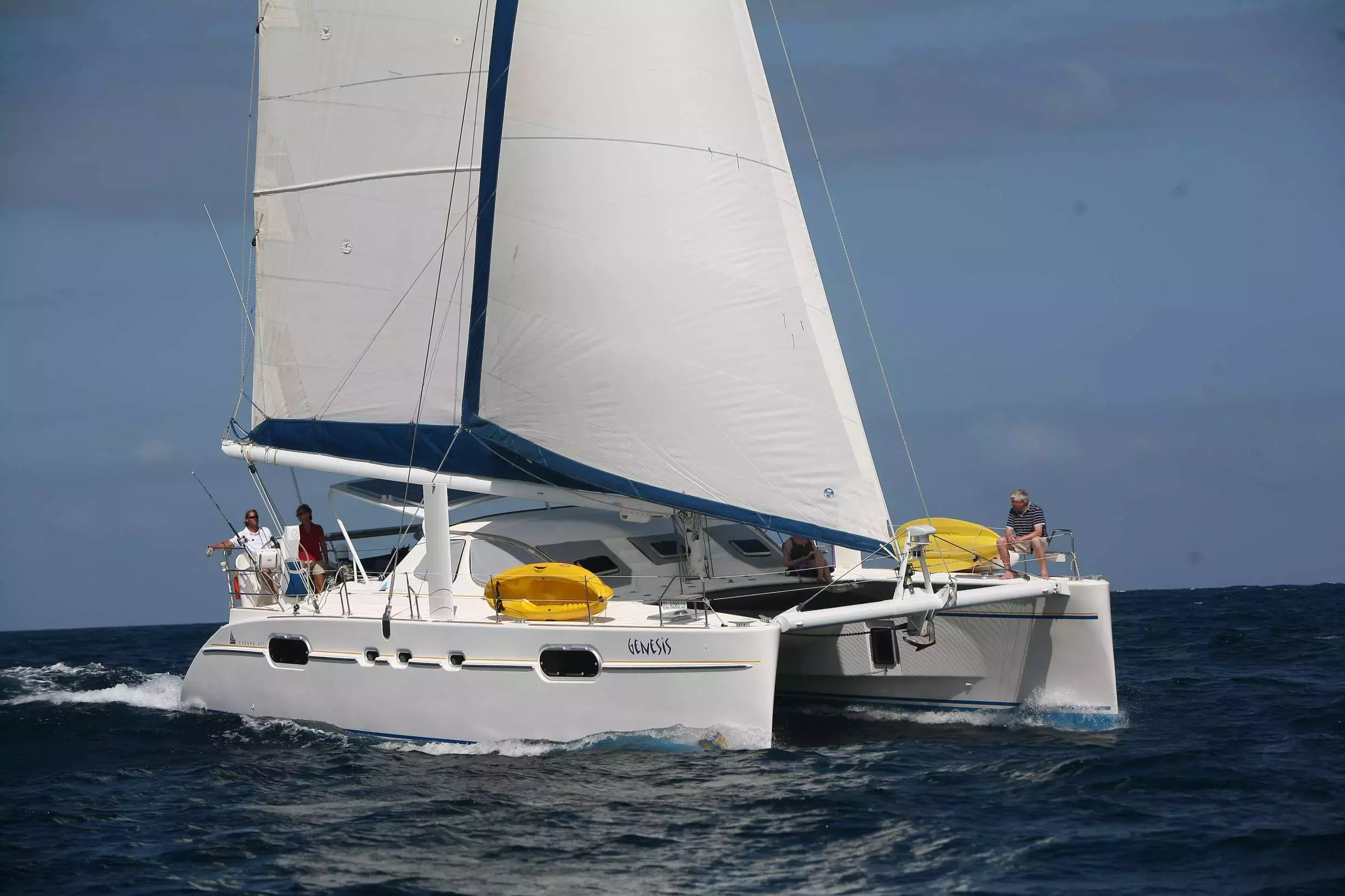 Genesis II by Catana - Top rates for a Rental of a private Sailing Catamaran in Guadeloupe