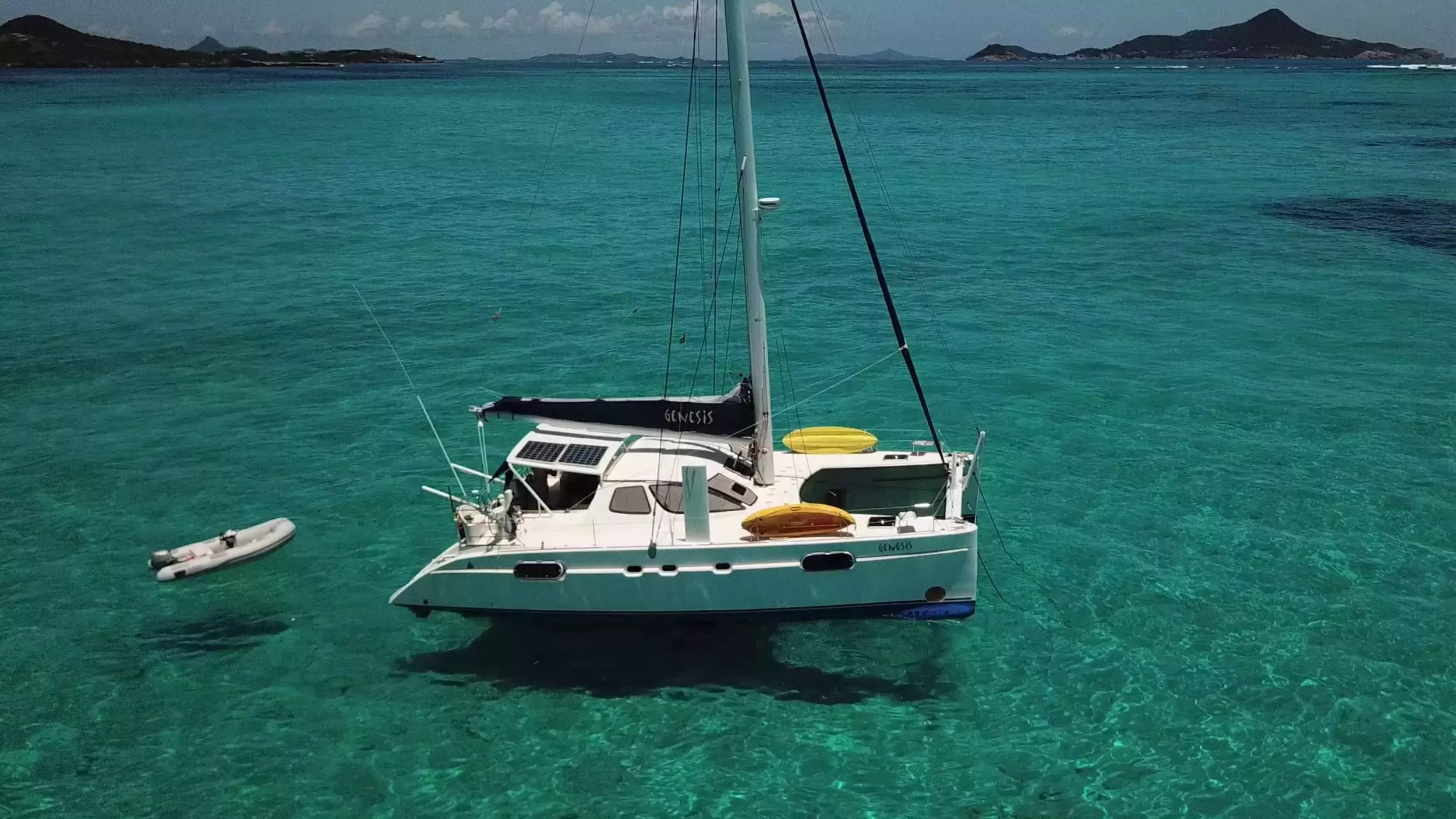 Genesis II by Catana - Top rates for a Rental of a private Sailing Catamaran in St Martin