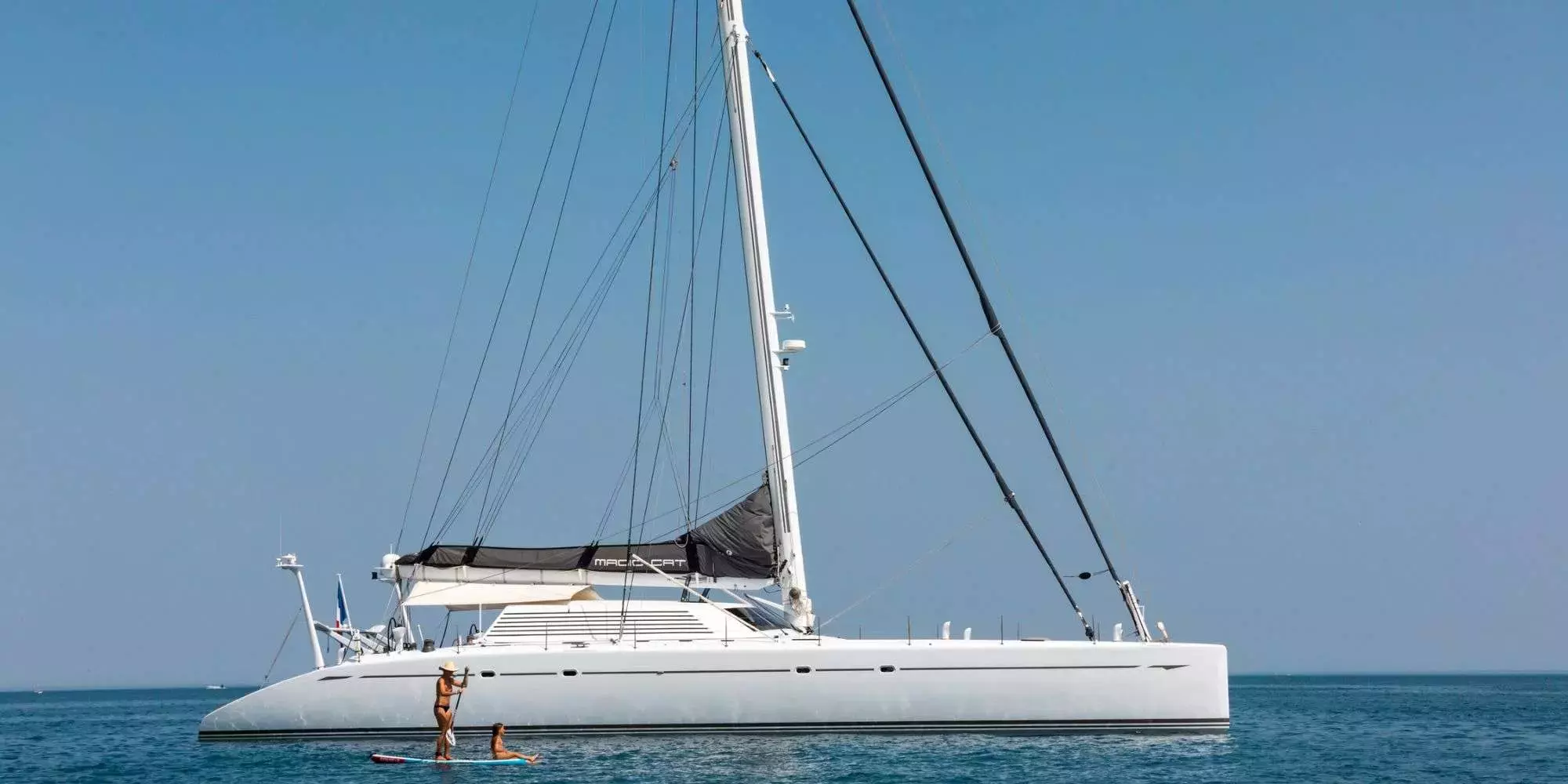 Magic Cat by Multiplast - Special Offer for a private Luxury Catamaran Charter in Gros Islet with a crew