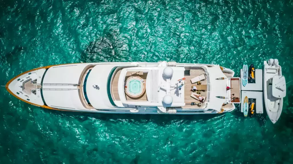 Namaste by Benetti - Top rates for a Charter of a private Superyacht in St Barths