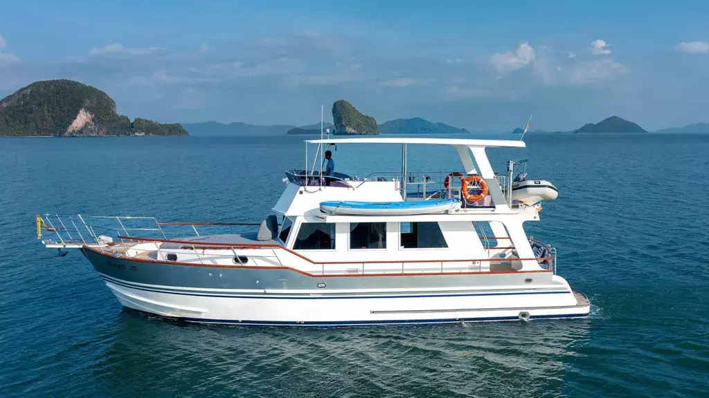 Sambuca by Grand Banks - Special Offer for a private Motor Yacht Charter in Krabi with a crew