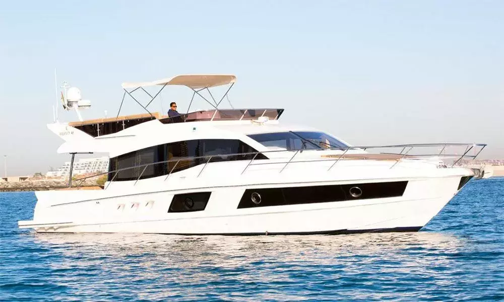 Majesty 48 by Gulf Craft - Special Offer for a private Motor Yacht Charter in Abu Dhabi with a crew