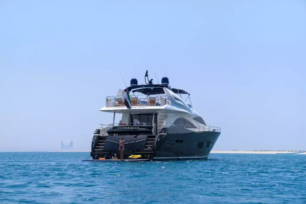 Notorious by Sunseeker - Top rates for a Charter of a private Motor Yacht in Kuwait