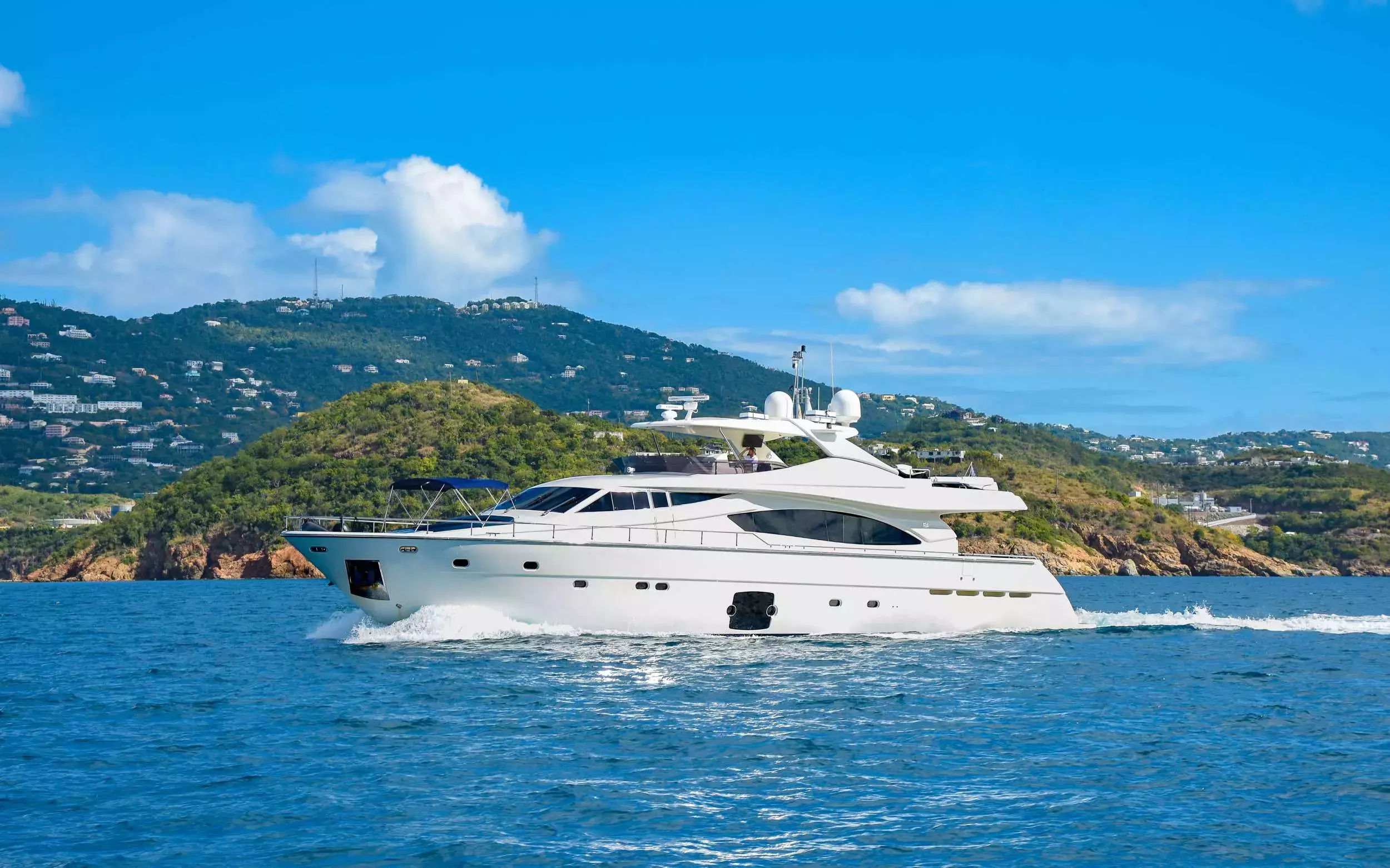 Indulge by Ferretti - Top rates for a Charter of a private Motor Yacht in St Barths