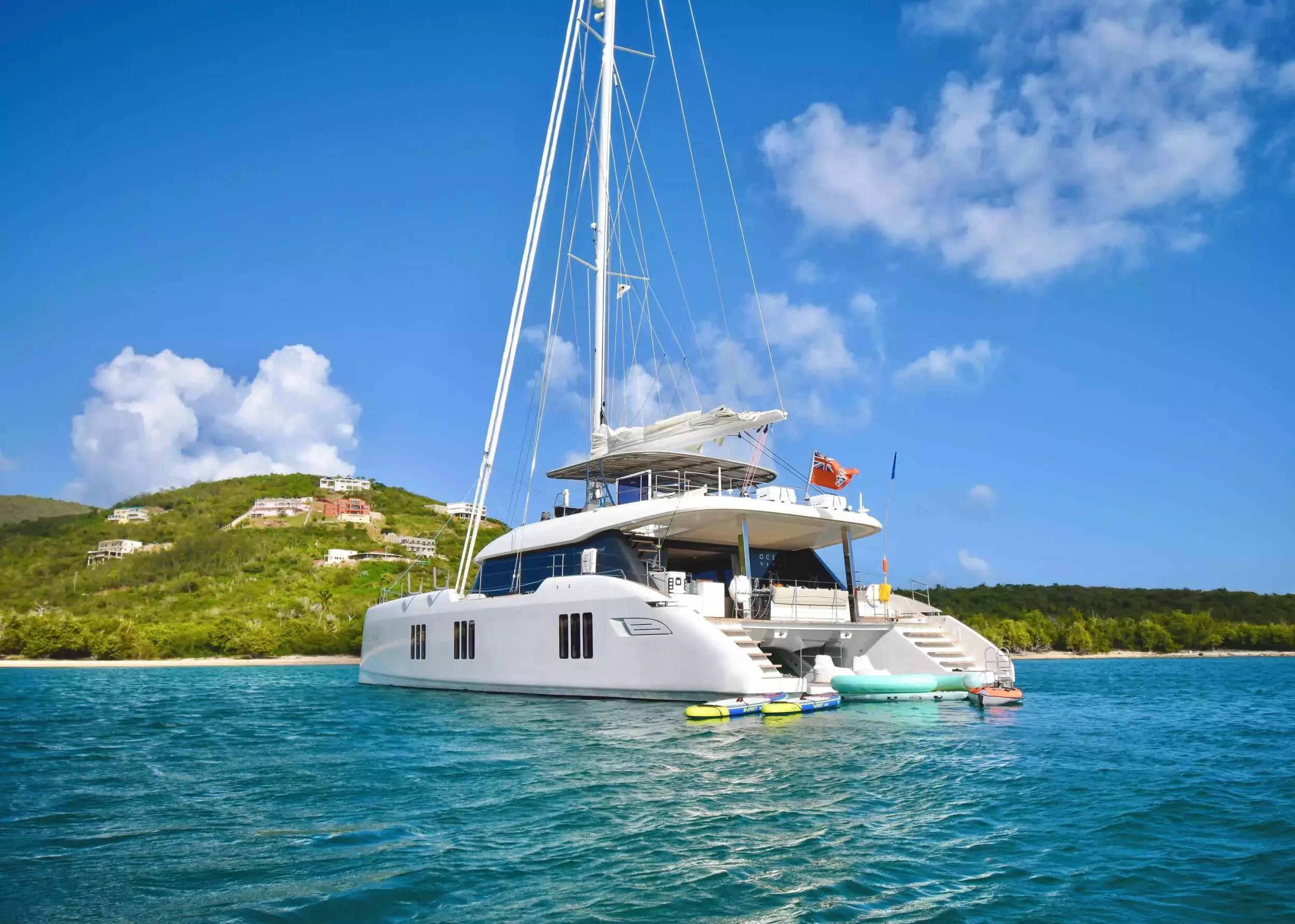 Ocean Vibes by Sunreef Yachts - Top rates for a Charter of a private Sailing Catamaran in US Virgin Islands