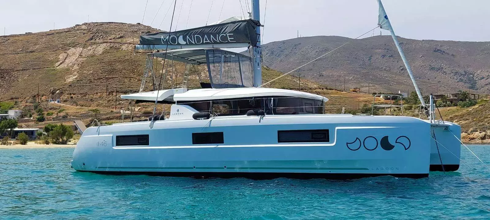 Moondance III by Lagoon - Top rates for a Rental of a private Power Catamaran in Greece