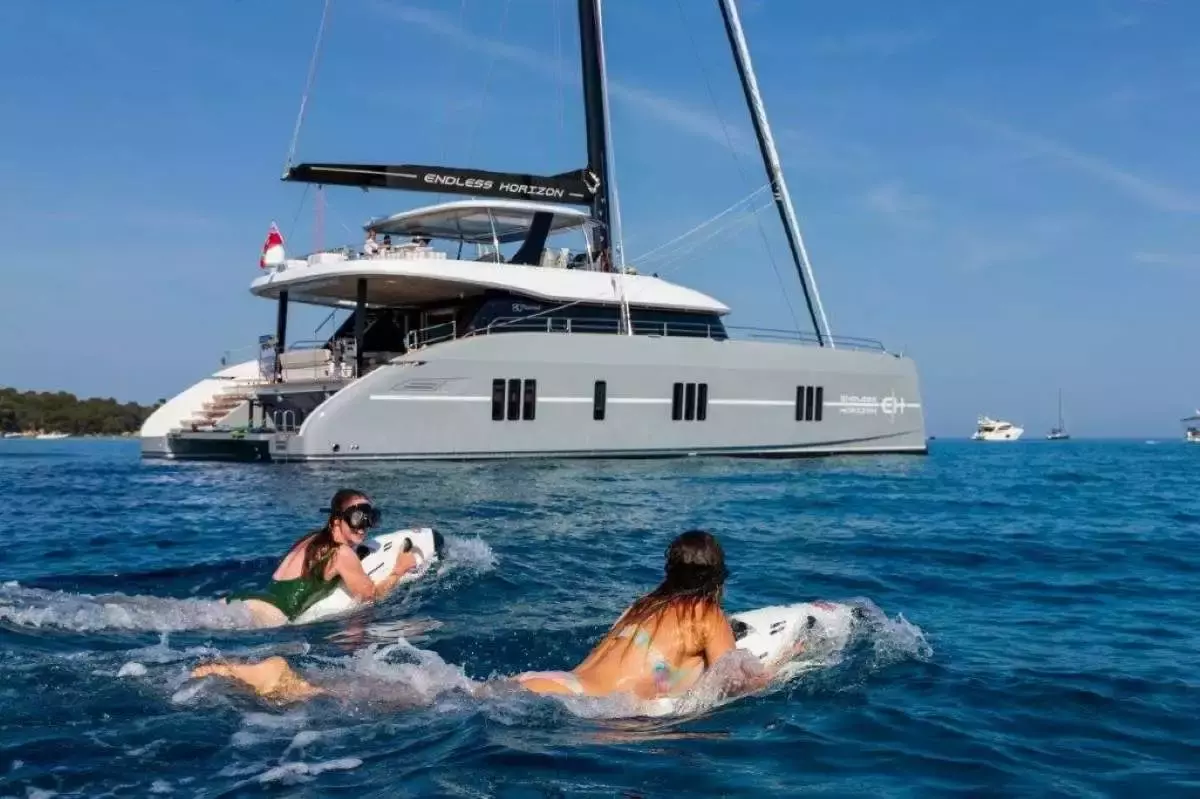 Endless Horizon by Sunreef Yachts - Special Offer for a private Luxury Catamaran Charter in Simpson Bay with a crew