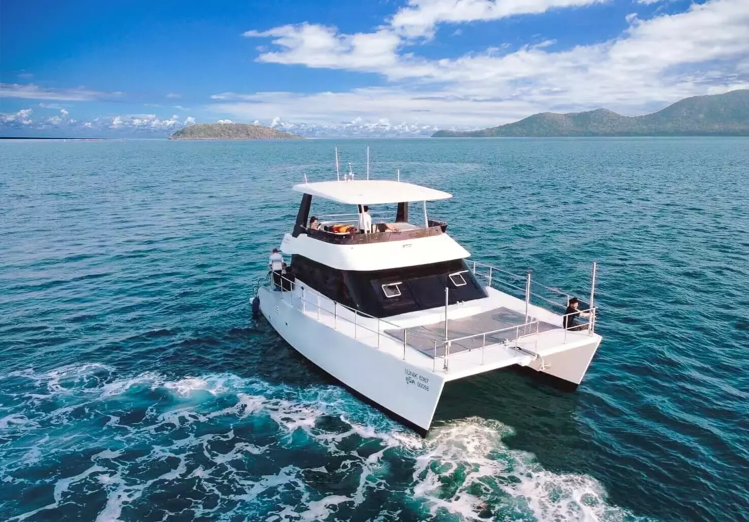 Lunik by Floeth - Special Offer for a private Power Catamaran Rental in Pattaya with a crew