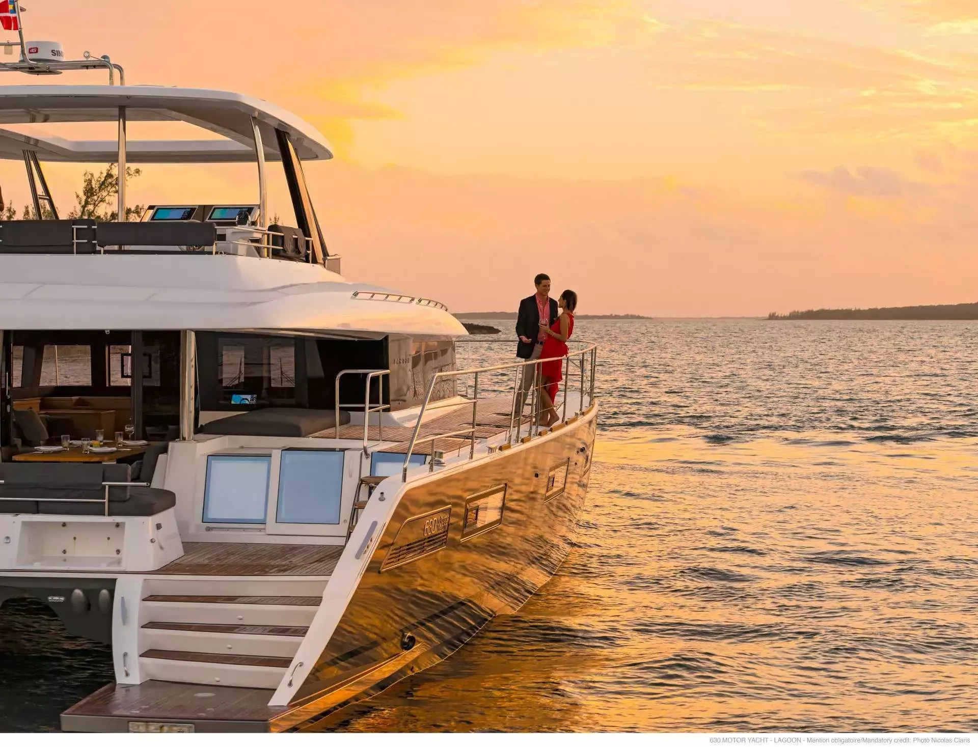 Playtime by Lagoon - Special Offer for a private Power Catamaran Rental in Harbour Island with a crew