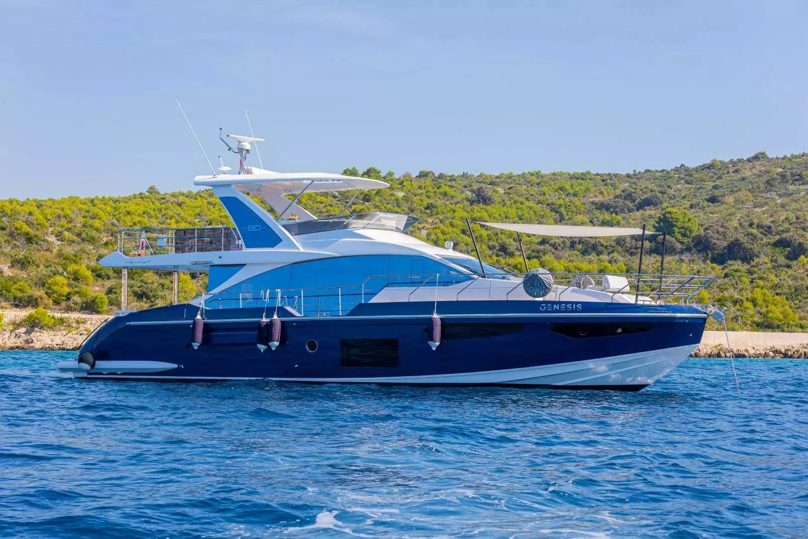 Genesis by Azimut - Special Offer for a private Motor Yacht Charter in Kotor with a crew