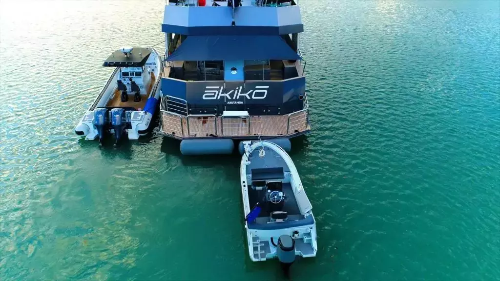 Akiko by Alloy Yachts - Special Offer for a private Motor Yacht Charter in Tahiti with a crew