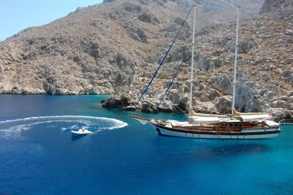 Arielle I by Bodrum Shipyard - Special Offer for a private Motor Sailer Charter in Patras with a crew