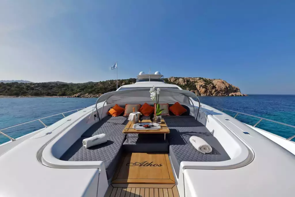Athos by Leopard - Special Offer for a private Motor Yacht Charter in Sardinia with a crew