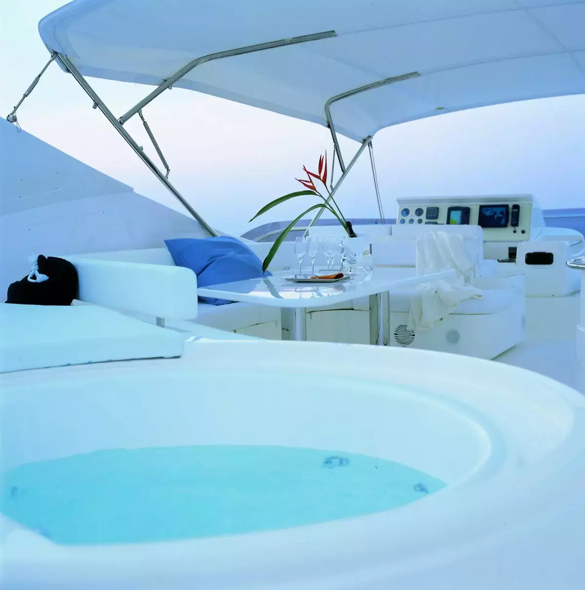 Day Off by Ferretti - Special Offer for a private Motor Yacht Charter in Paros with a crew