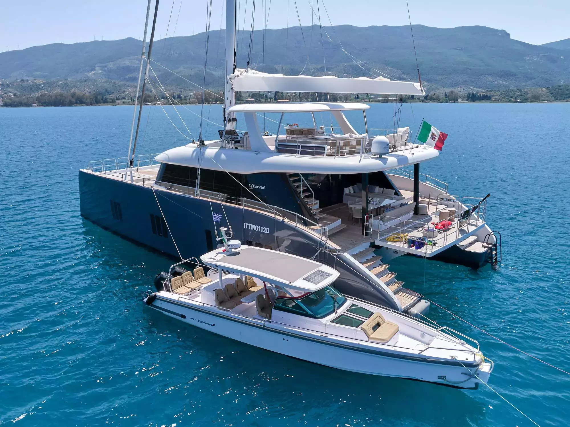 Genny by Sunreef Yachts - Special Offer for a private Luxury Catamaran Charter in Lavrion with a crew