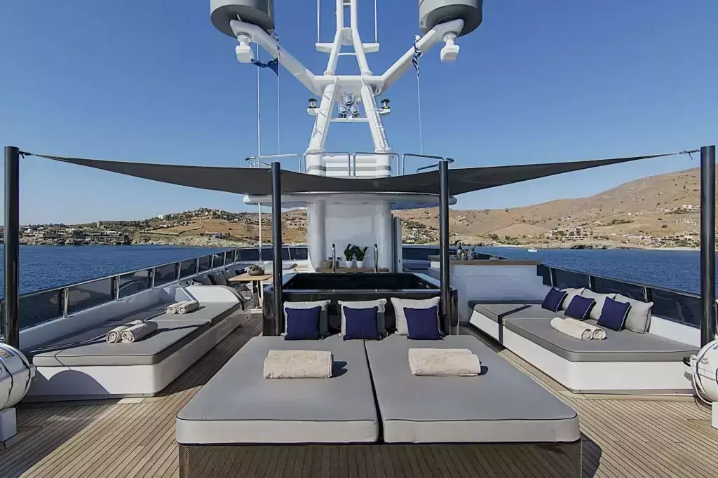 Invader by Codecasa - Special Offer for a private Superyacht Charter in Santorini with a crew