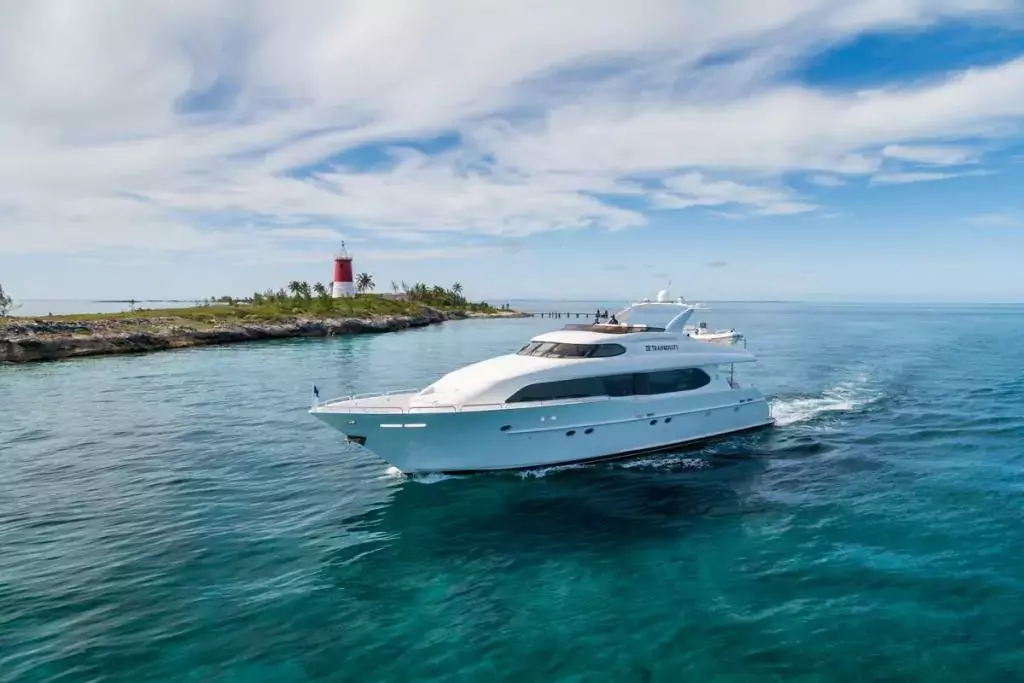 IV Tranquility by Lazzara - Special Offer for a private Motor Yacht Charter in Gustavia with a crew