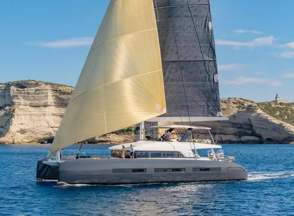 Joy by Lagoon - Special Offer for a private Sailing Catamaran Rental in Sardinia with a crew