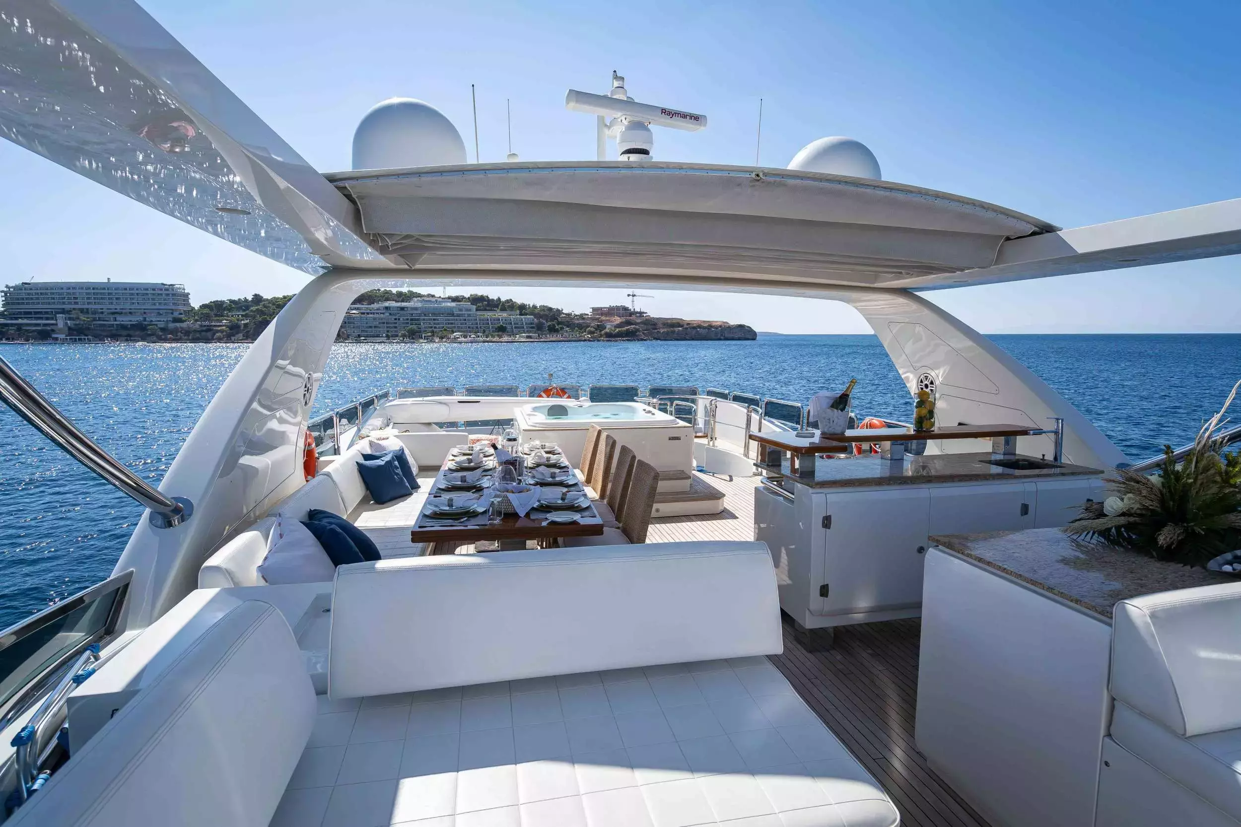 Koukles by Azimut - Special Offer for a private Motor Yacht Charter in Corfu with a crew