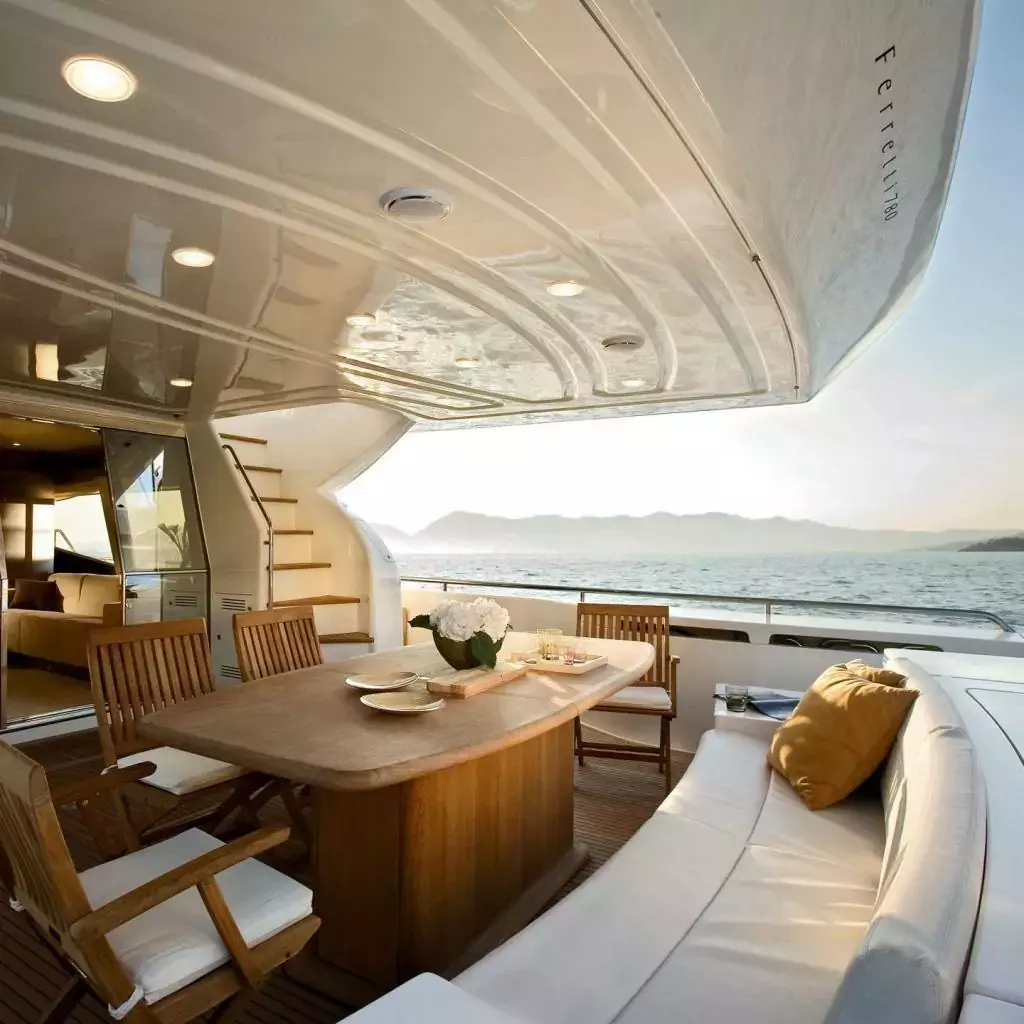 Lavitalebela by Ferretti - Special Offer for a private Motor Yacht Charter in St Tropez with a crew
